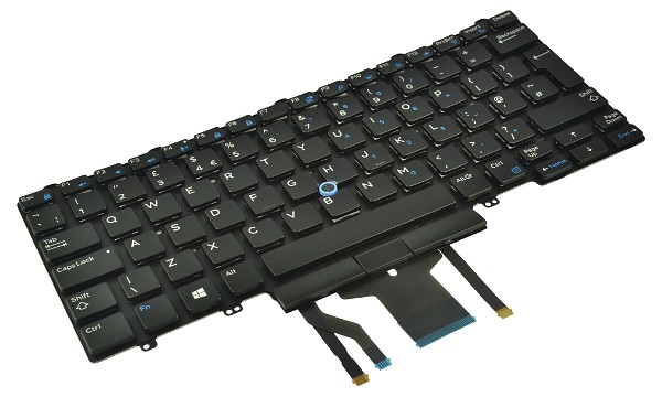 Latitude E7470 Backlit Keyboard w/DualPoint (UK)