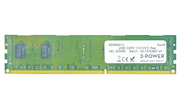 ProLiant ML350 G6 Entry 2GB DDR3 1333MHz ECC RDIMM 2Rx8