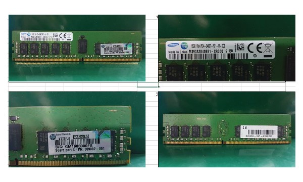 ProLiant DL160 Gen9 [Q6L73A] SPS-MEMORY DIMM 16GB PC4-2400T-R 2Gx4